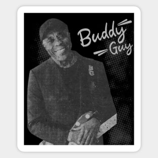 Buddy guy illustration Sticker